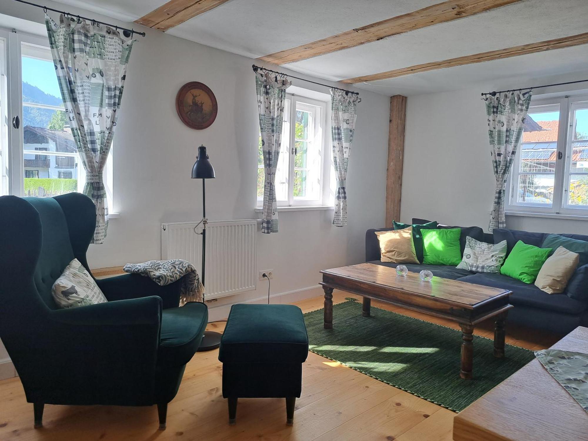 Neu! Ferienwohnungen Im Lueftlmalereck, Hennalahaus Oberammergau Ngoại thất bức ảnh